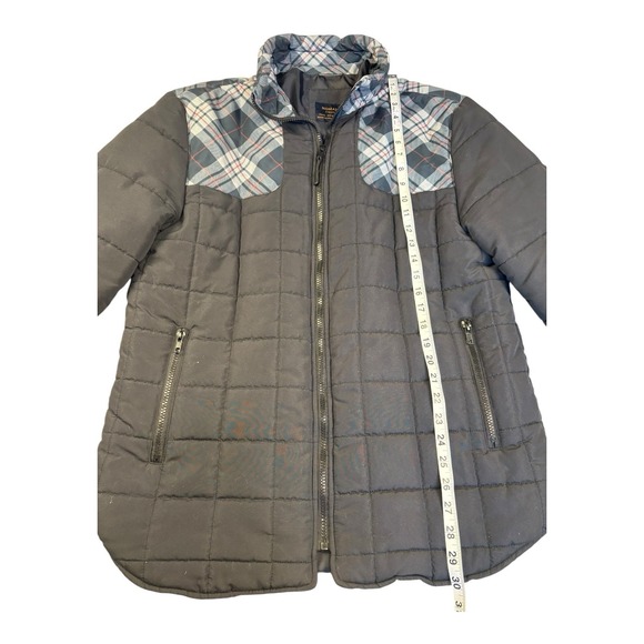 Nomad by Craft & Flow Men's Quilted Puffer Jacket - XL - Navy with Plaid Accents - Picture 6 of 10